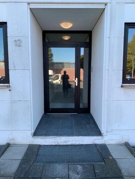 Glashaustür mit Seitenteil und Oberlicht