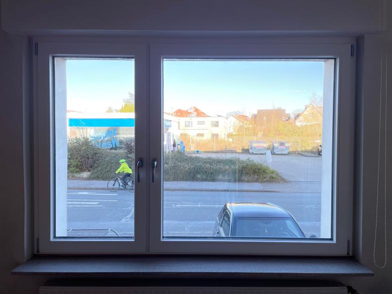 Zweiflügeliges Kunststofffenster